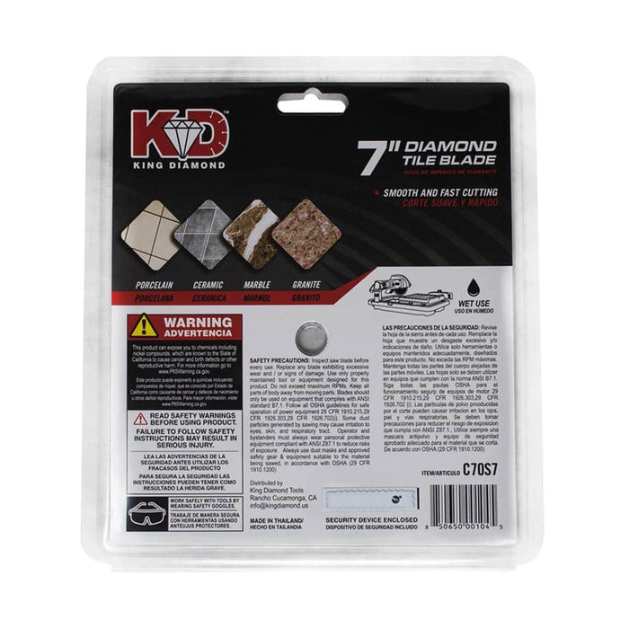 Cutting Disc 7 in. Tile Diamond