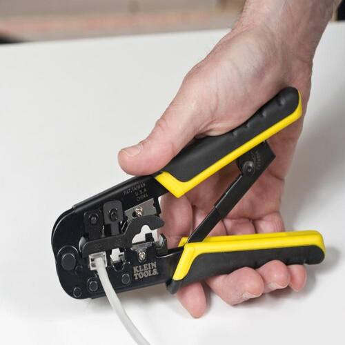 Data Cable Crimper/Stripper/Cutter, Ratcheting