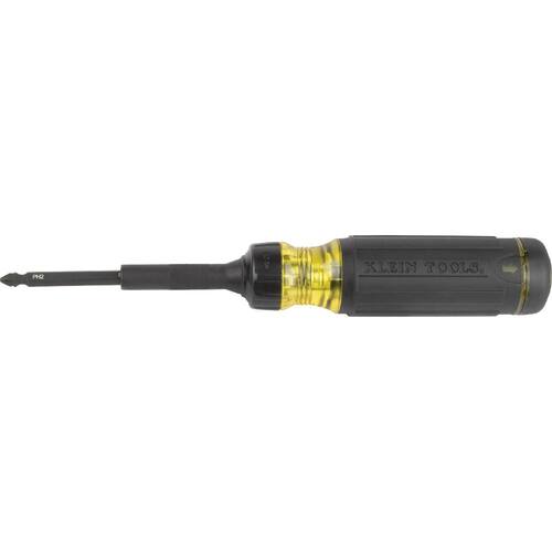 Ratcheting Impact Multi-Bit Screwdriver, 15-in-1