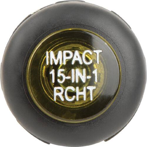 Ratcheting Impact Multi-Bit Screwdriver, 15-in-1