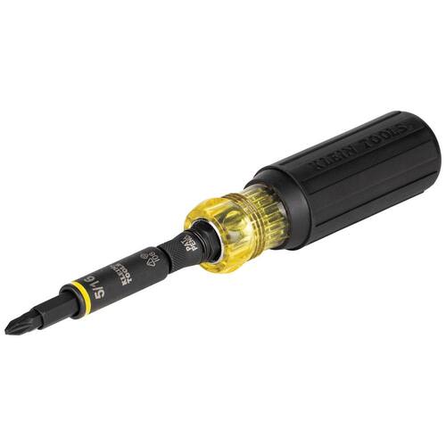 Multi-Bit Screwdriver/Nut Driver, 11-in-1, Impact-Rated