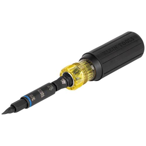 Multi-Bit Screwdriver/Nut Driver, 11-in-1, Impact-Rated