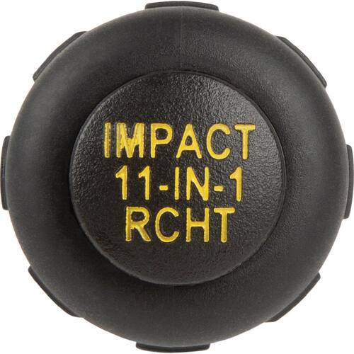 Ratcheting Impact Multi-Bit Screwdriver with Universal Handle, 11-in-1 10