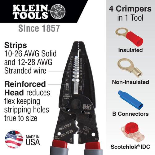 Multi Tool, Wire Stripper/Crimper/Cutter, Klein-Kurve