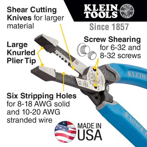 Heavy-Duty Wire Stripper, 8-20 AWG, Klein-Kurve