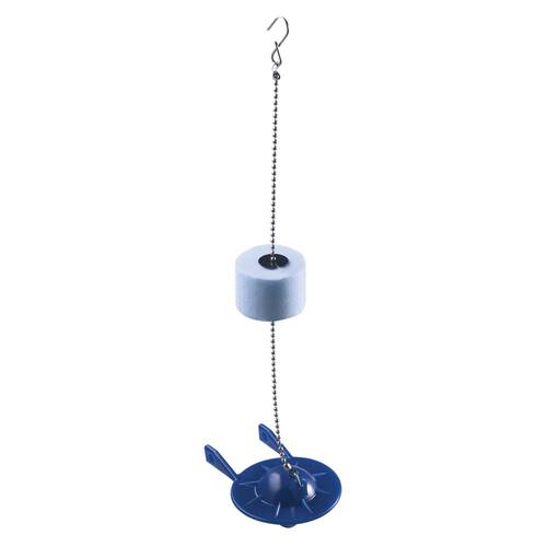 Toilet Flapper 2 in. Blue with Float Used in Various 2-Piece Toilets