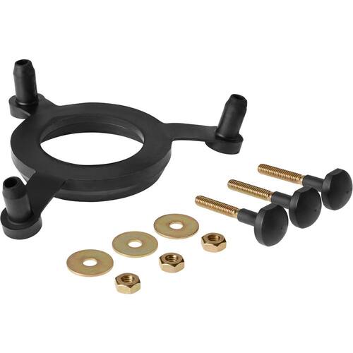 Toilet Tank Gasket with Bolts for Most 2-Piece Triangle Toilets