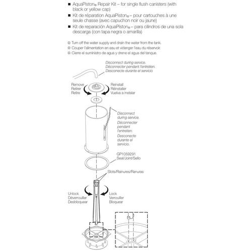 Flush Valve Repair Kit for AquaPiston