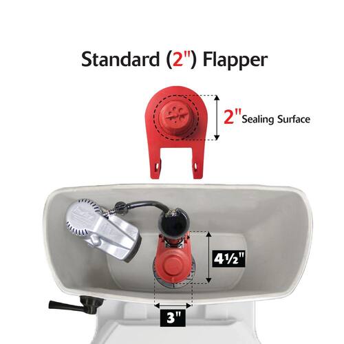 Toilet Tank Flapper 2 in. Ultra