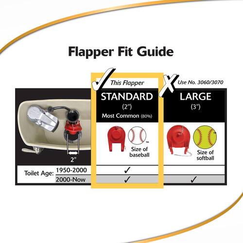 Valve and Flapper Kit QuietFILL Platinum