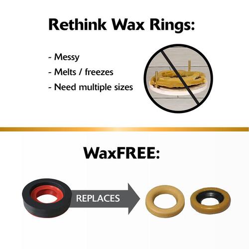 Toilet Seal Kit Wax Free