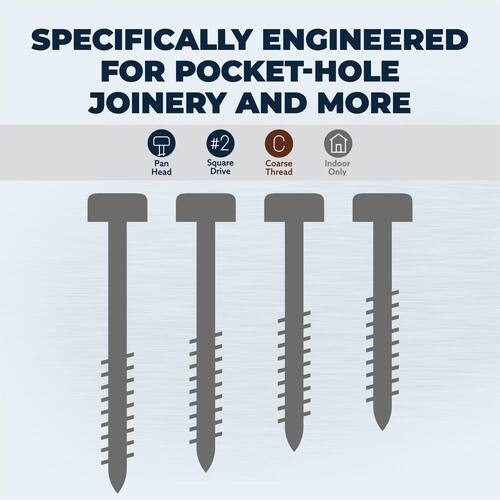 Wood Screw #7 x 1  in. Pan Head Square Zinc Plated (250-Pack)