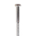 Lag Bolt 1/4 in. x 6 in. Hex Head Zinc Plated (50-Pack) 2