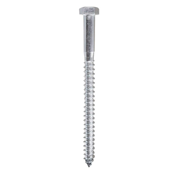 Lag Bolt 5/16 in. x 4-1/2 in. Hex Head Zinc Plated (25-Pack) 2
