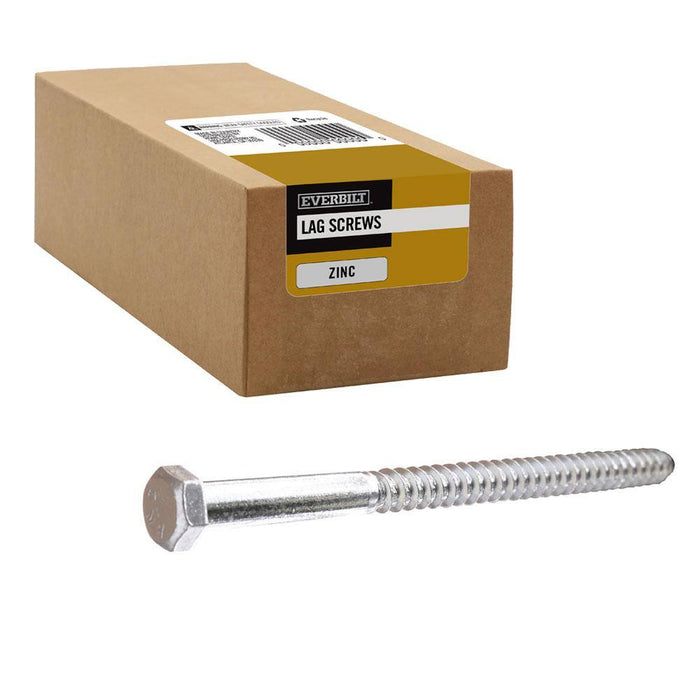 Lag Bolt 5/16 in. x 5 in. Hex Head Zinc Plated (25-Pack) 5