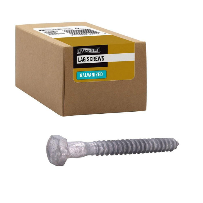 Lag Bolt 5/16 in. x 3-1/2 in. Hex Head Galvanized (25-Pack)