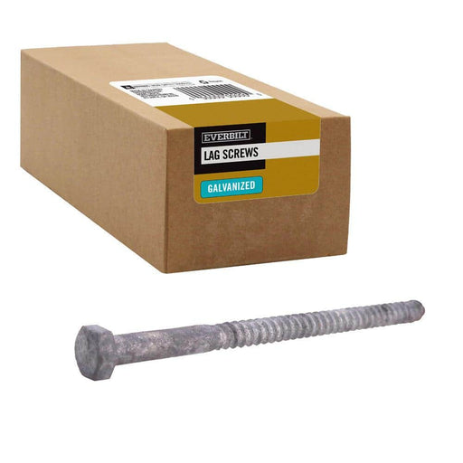 Lag Bolt 5/16 in. x 5 in. Hex Head Galvanized (25-Pack)