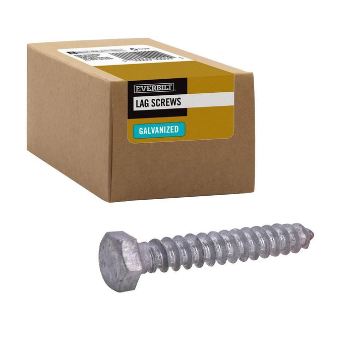 Lag Bolt 3/8 in. x 2-1/2 in. Hex Head Galvanized (25-Pack)