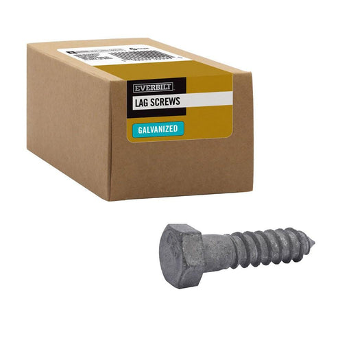 Lag Bolt 1/2 in. x 2 in. Hex Head Galvanized (25-Pack)