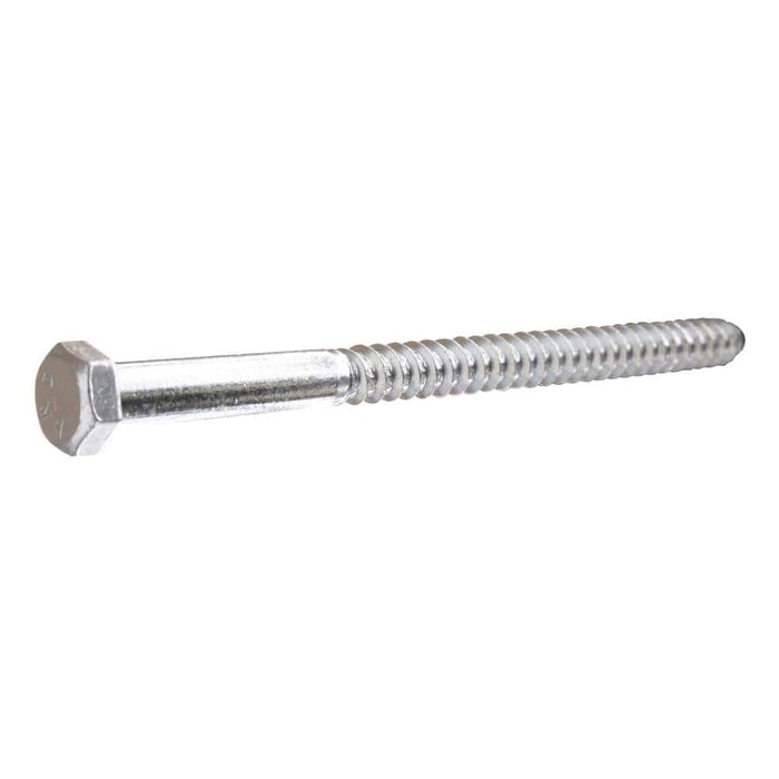 Lag Bolt 1/4 in. x 5-1/2 in. Hex Head Zinc Plated (50-Pack)