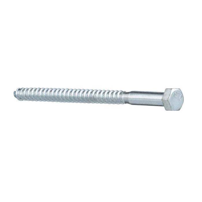 Lag Bolt 3/8 in. x 5-1/2 in. Hex Head Zinc Plated (25-Pack) 4