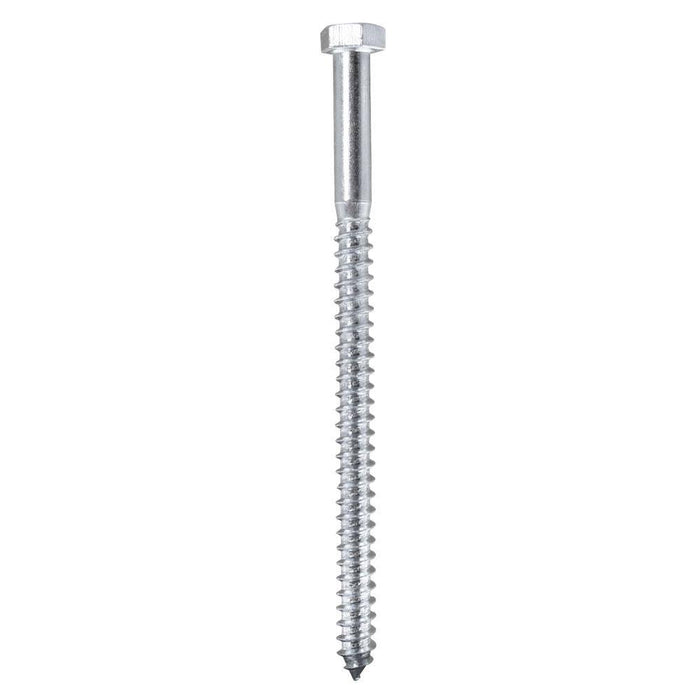 Lag Bolt 3/8 in. x 5-1/2 in. Hex Head Zinc Plated (25-Pack) 2