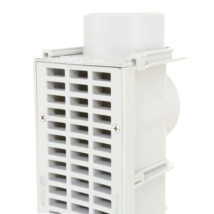 Channel Drains 3 in. x 40 in. Kit with Grate Polypropylene Grey 10