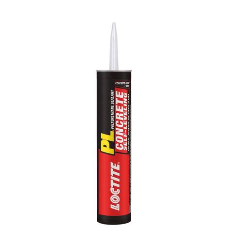 Polyurethane Sealant, PL Self-Leveling Concrete, Grey, 10 oz. Cartridge (each)