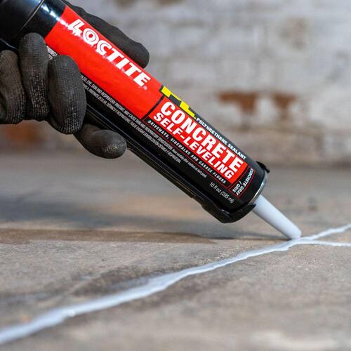 Polyurethane Sealant, PL Self-Leveling Concrete, Grey, 10 oz. Cartridge (each)