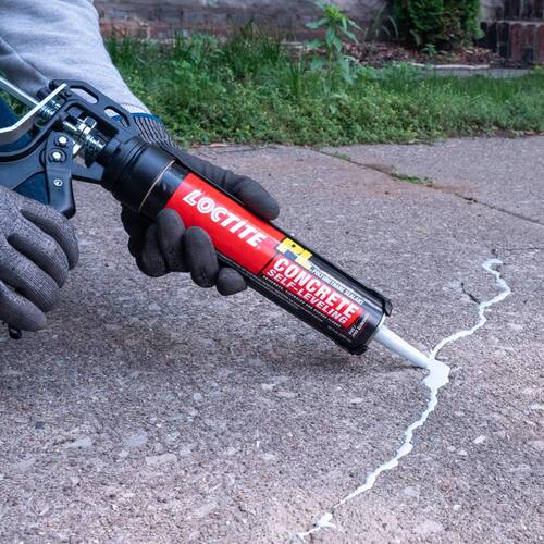 Polyurethane Sealant, PL Self-Leveling Concrete, Grey, 28 oz. Cartridge (each)