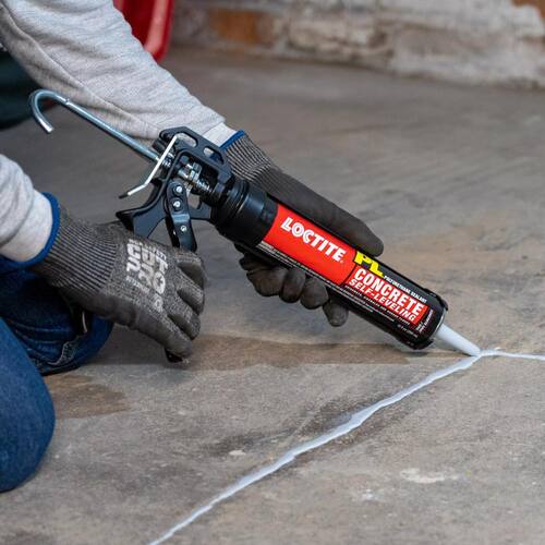 Polyurethane Sealant, PL Self-Leveling Concrete, Grey, 28 oz. Cartridge (each)