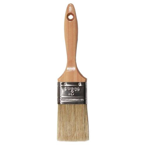 Stain Brush Flat White China Bristle 2 in.