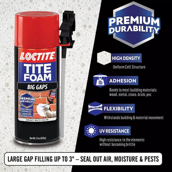Spray Foam Insulation R-4.5 Standard Gaps and Cracks 12 sq. ft. 12 oz. 12