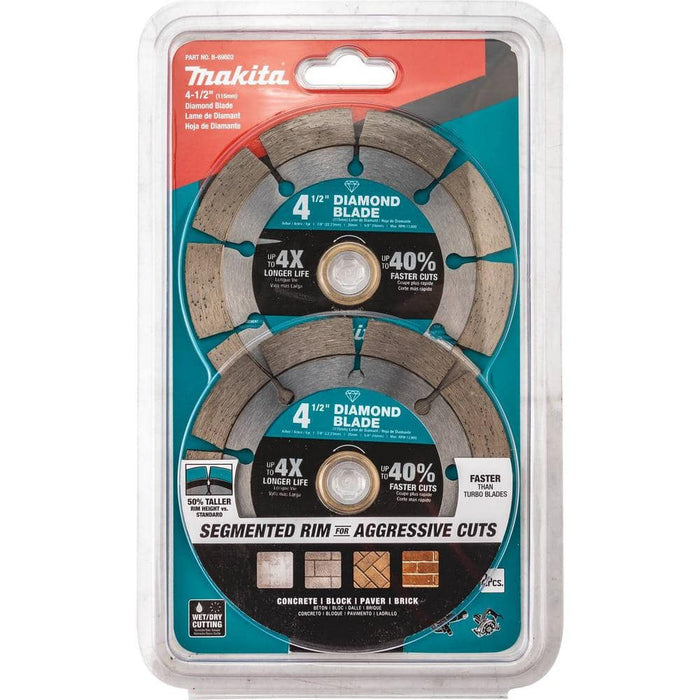 Cutting Disc 4.5 in. Multipurpose Segmented Rim Diamond (2-Pack)