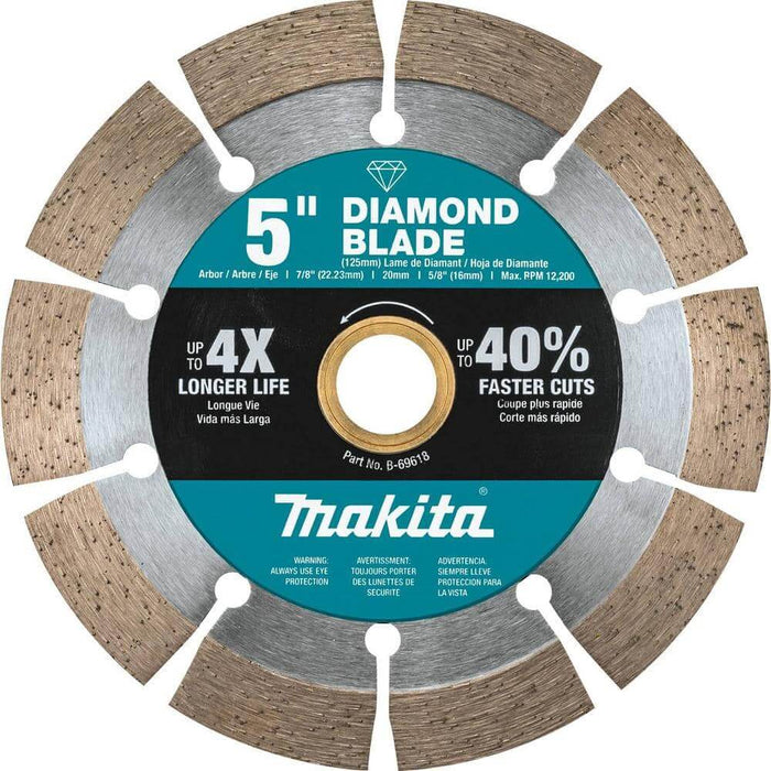 Cutting Disc 5 in. Multipurpose Segmented Rim Diamond