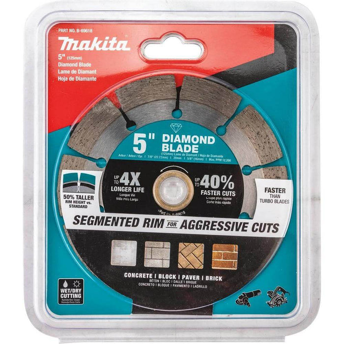 Cutting Disc 5 in. Multipurpose Segmented Rim Diamond