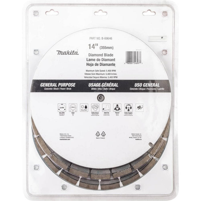 Cutting Disc 14-inch Multipurpose Segmented Rim Diamond (3-Pack)