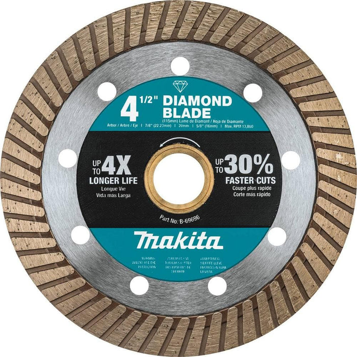 Cutting Disc 4.5 in. Multipurpose Turbo Rim Diamond