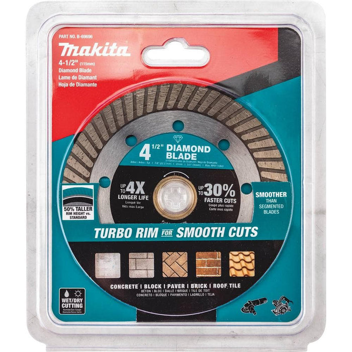 Cutting Disc 4.5 in. Multipurpose Turbo Rim Diamond