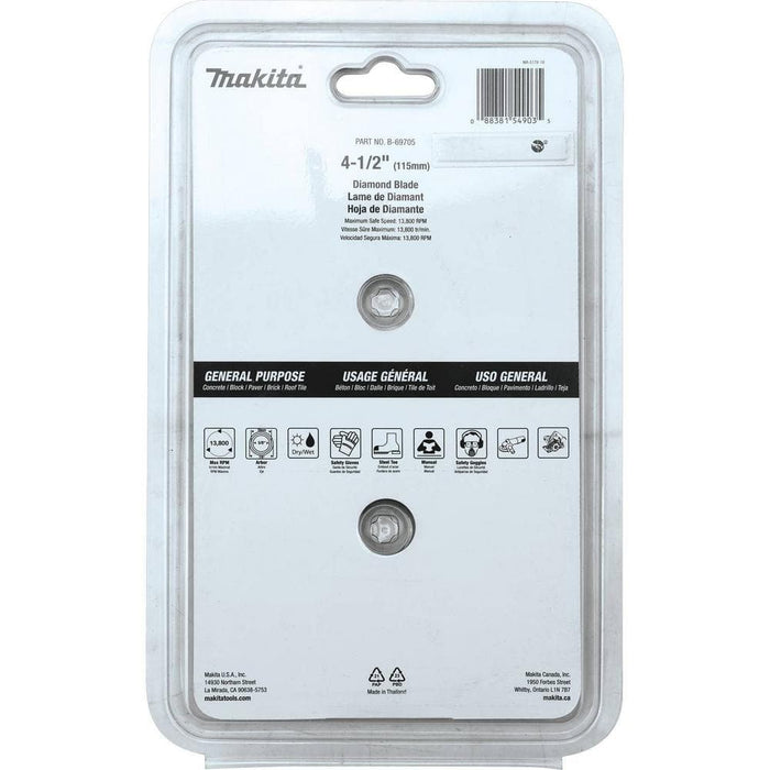 Cutting Disc 4.5 in. Multipurpose Turbo Rim Diamond (2-Pack)