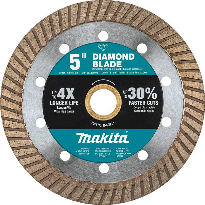 Cutting Disc 5 in. Multipurpose Turbo Rim Diamond