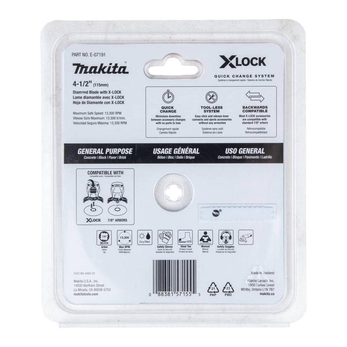 Cutting Disc 4-1/2 in. Masonry Segmented Diamond