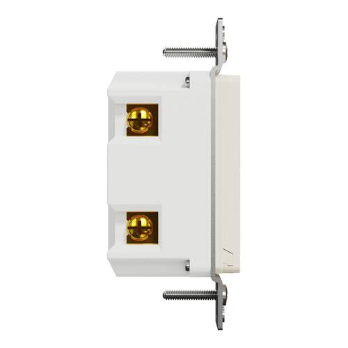 Rocker Switch 15 Amp Single Pole/3-Way Wi-Fi Energy Monitoring Back Wire Clamps Matte Light Almond Light Switch X Series.