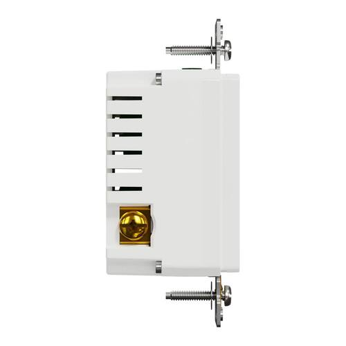 Duplex Outlet 15 Amp 125-Volt Tamper Resistant Indoor Wi-Fi Energy Monitoring Matte White Back Wire Receptacle X Series