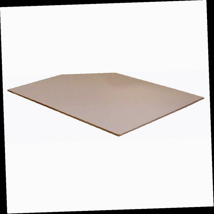 White Hardboard Panel Common: 1/8 in. x 3 ft. x 7 ft., Actual: 0.110 in. x 36.5 in. x 84.5 in.