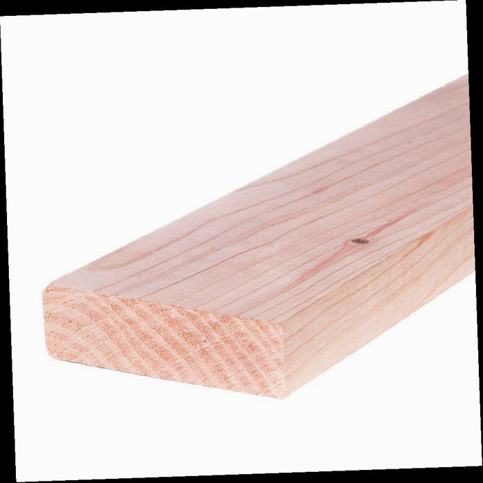 Redwood Lumber 2 in. x 6 in. x 8 ft. Construction Heart S4S
