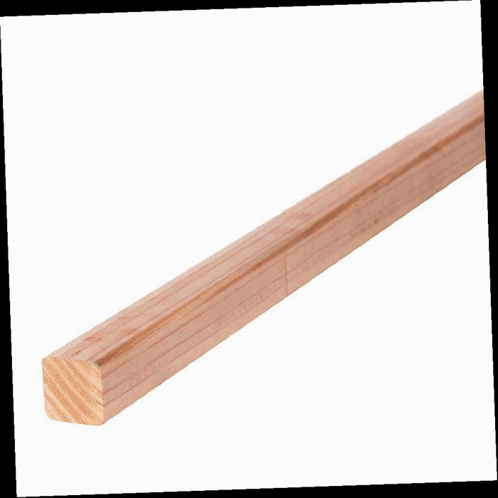 Redwood Lumber 1-3/8 in. x 1-3/8 in. x 8 ft. B and Better S4S