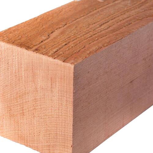 Redwood Lumber 6 in. x 6 in. x 8 ft. Construction Heart RO