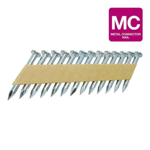 Joist Hanger Nails 1-1/2 in. x 0.148 in. 33-Degree Angled Paper Collated Exterior Galvanized Hardened Smooth Shank 1000 pcs