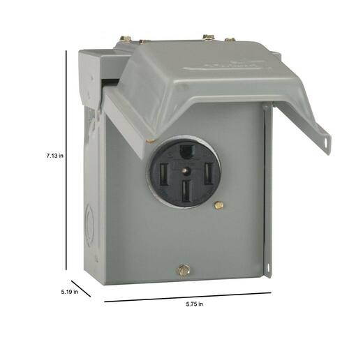 50 Amp Temporary RV Power Outlet